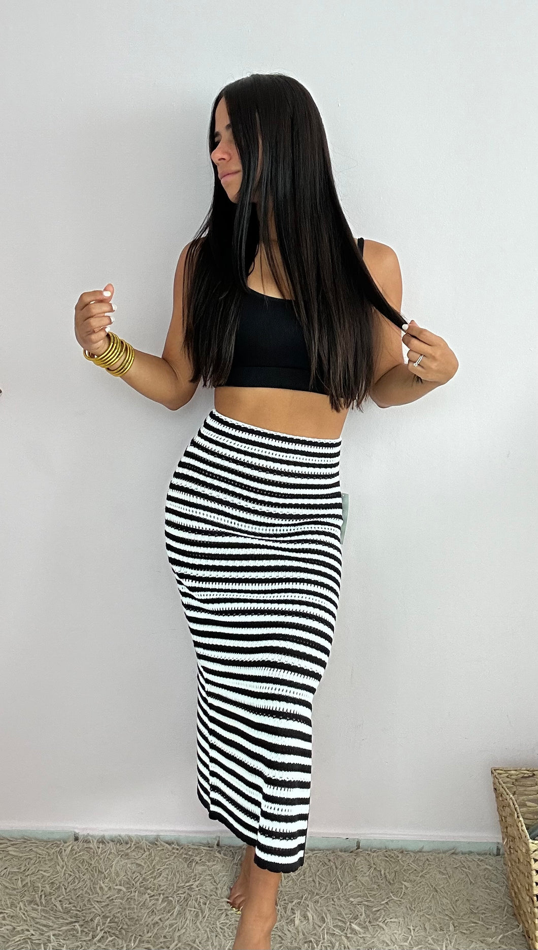 Black and White Skirt