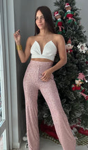 Load image into Gallery viewer, Pink Sequin Pants
