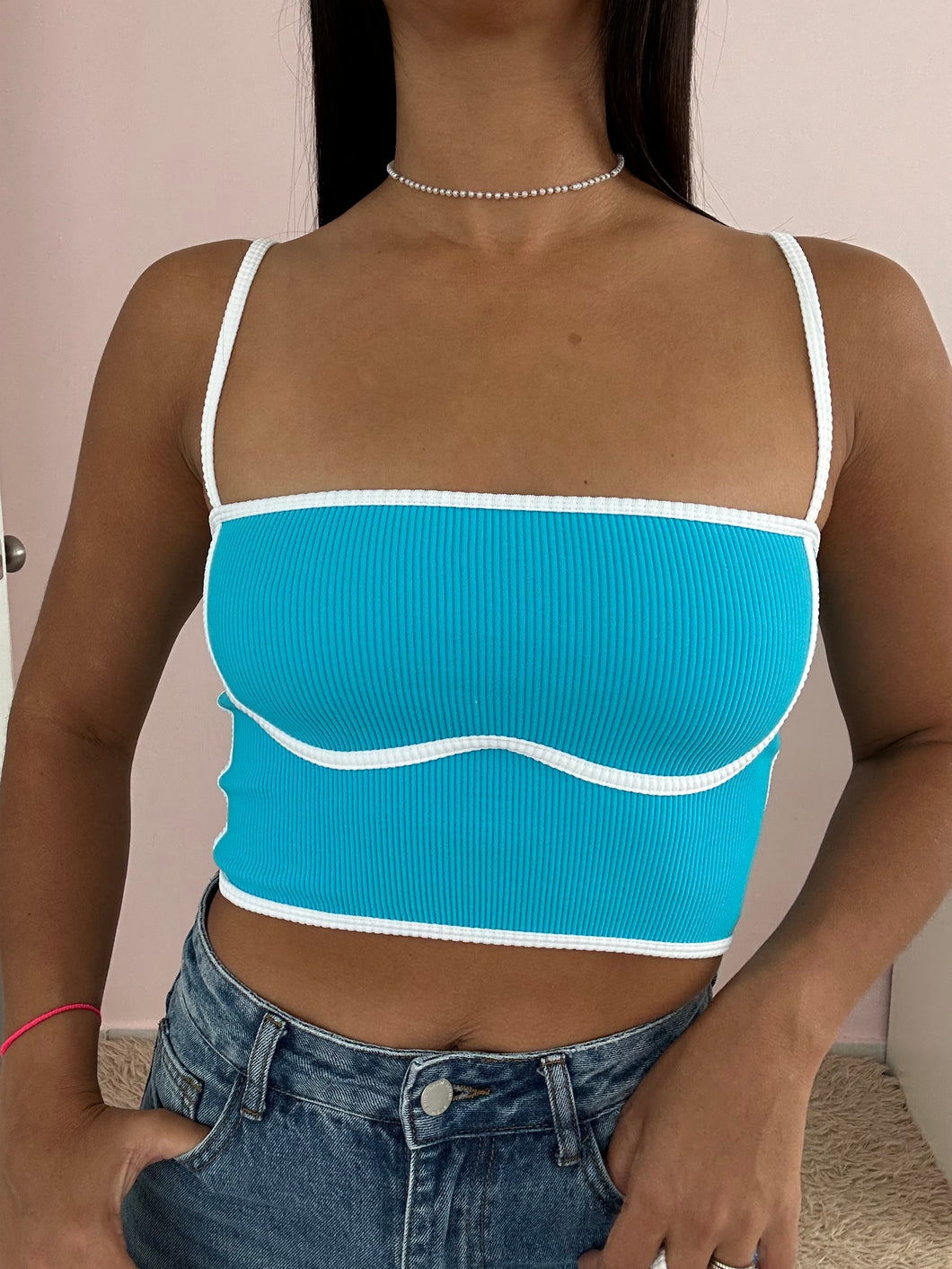 Blue Basic Top