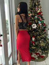 Load image into Gallery viewer, Red Pau Skirt
