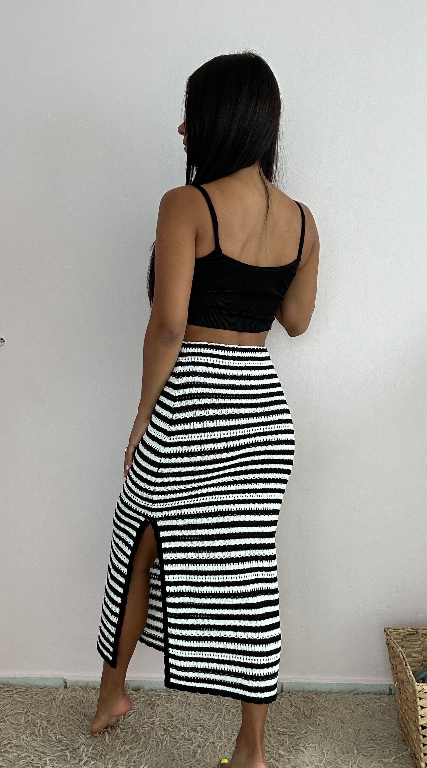 Black and White Skirt